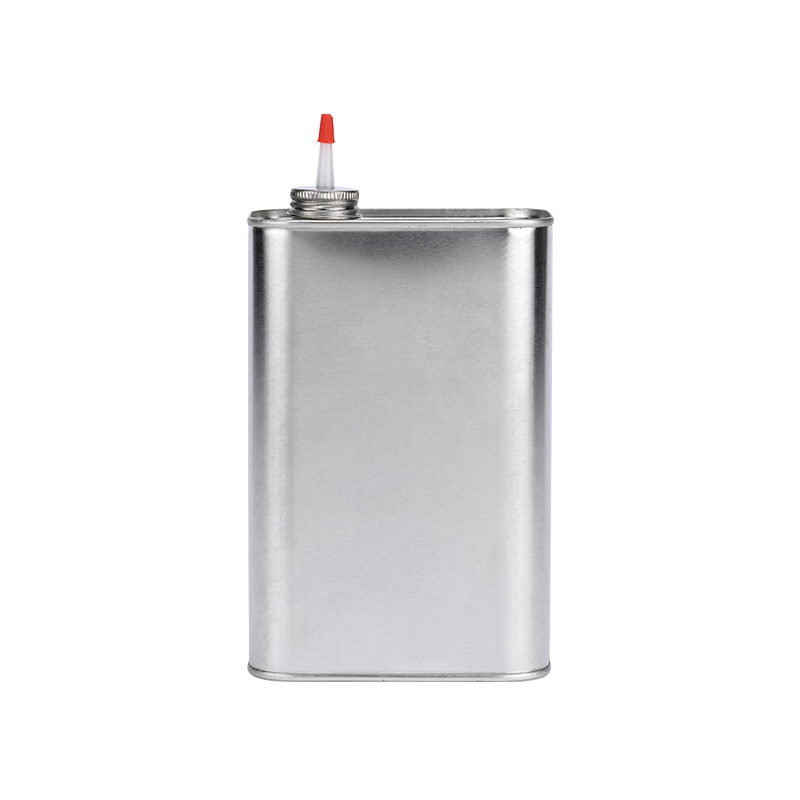 500ml-5L Screw Top Silver or White Square Oil plumbi Can